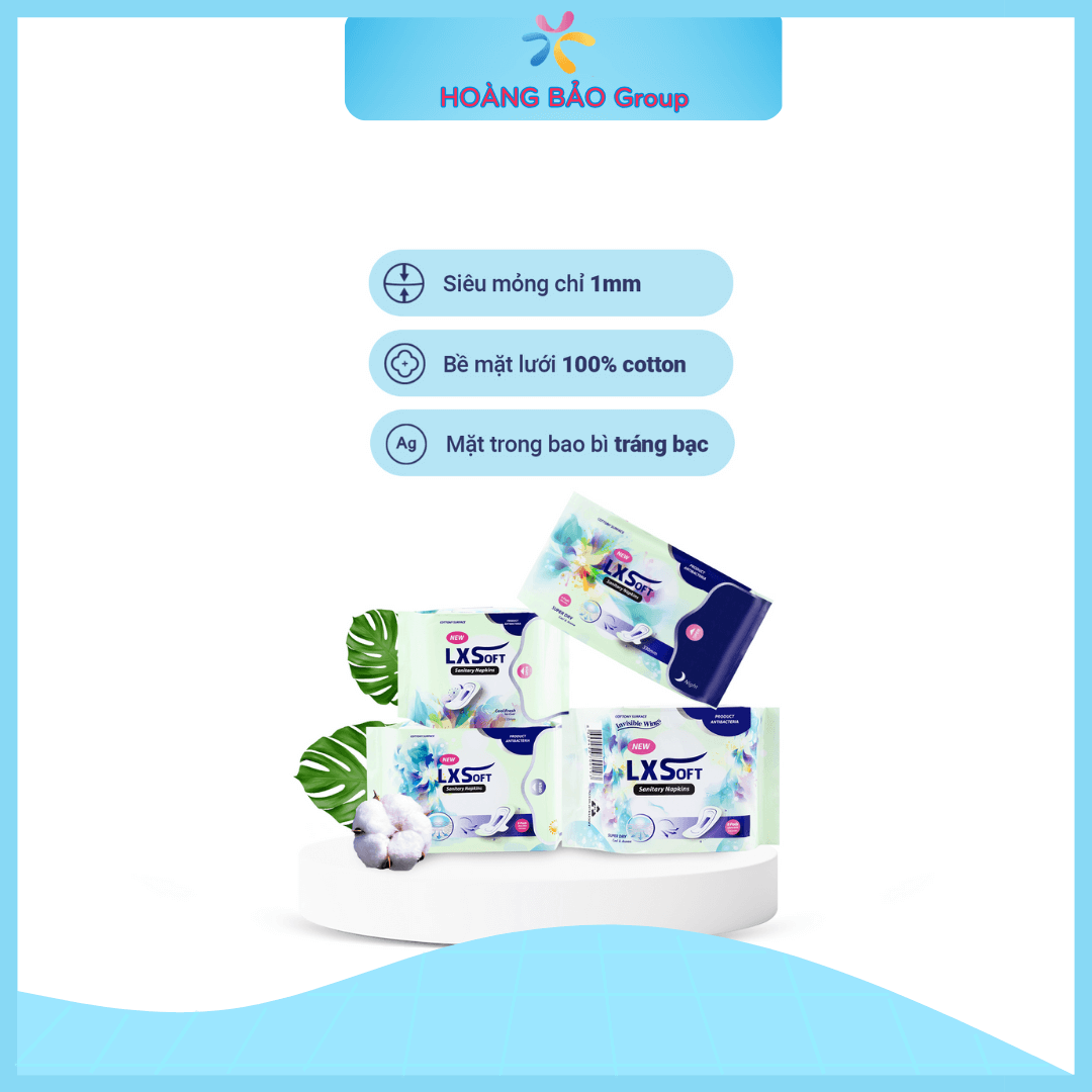 Băng vệ sinh bạc hà nhập khẩu chính hãng Hàn Quốc LXSoft